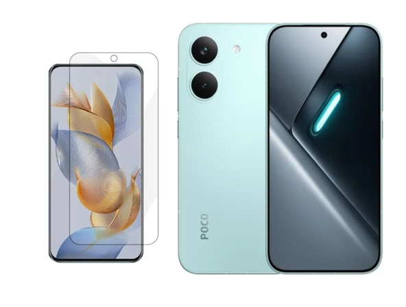 Poco X8 Pro ile Uyumlu HD Şeffaf 9H Nano Ekran Koruyucu ürün görseli 1