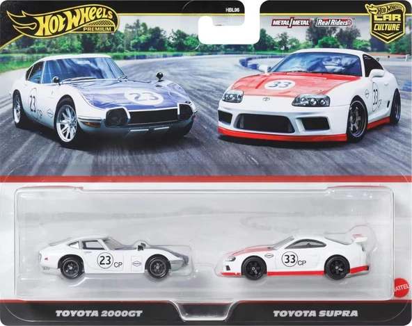 Hot Wheels Premium JBL03 Car Culture 2 Pack Toyota 2000GT // Toyota Supra ürün görseli 1