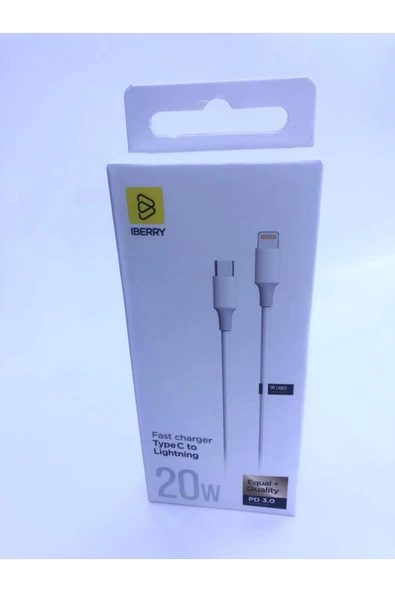 iberry Type-C den Lighting e 20W Şarj Kablosu ürün görseli 1