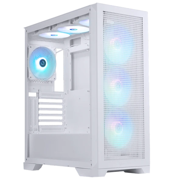 BITFENIX MG953 850W 80+ Bronze Tempered Glass FRGB USB 3.0 ATX Mid Tower Beyaz Kasa ürün görseli 1