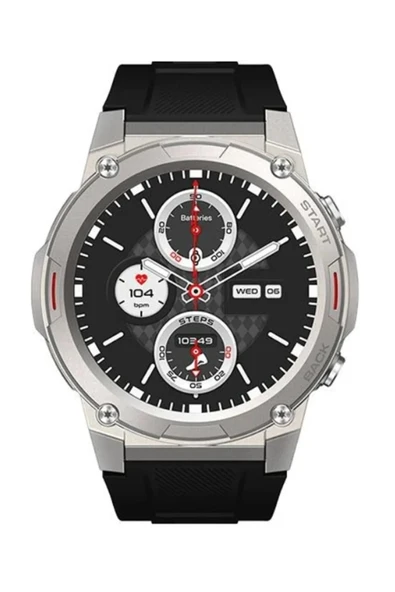 Zeblaze Vibe 7 Pro Silver Akıllı Saat - Profesyonel Ve Sağlam, Dayanıklı Gövde, Uzun Pil Ömrü ürün görseli 1