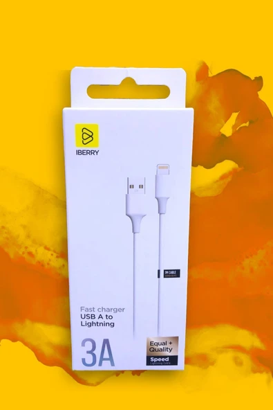 iberry Lighting Şarj Kablosu 3A ürün görseli 1