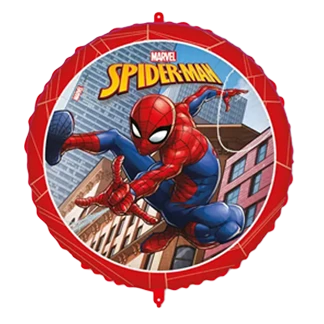18" Folyo Balon Spiderman Crime Fighter Yuvarlak 46 cm ürün görseli 1