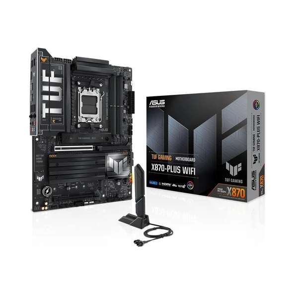 Asus TUF Gaming X870-PLUS Wi-Fi AMD AM5 DDR5 ATX Anakart ürün görseli 1