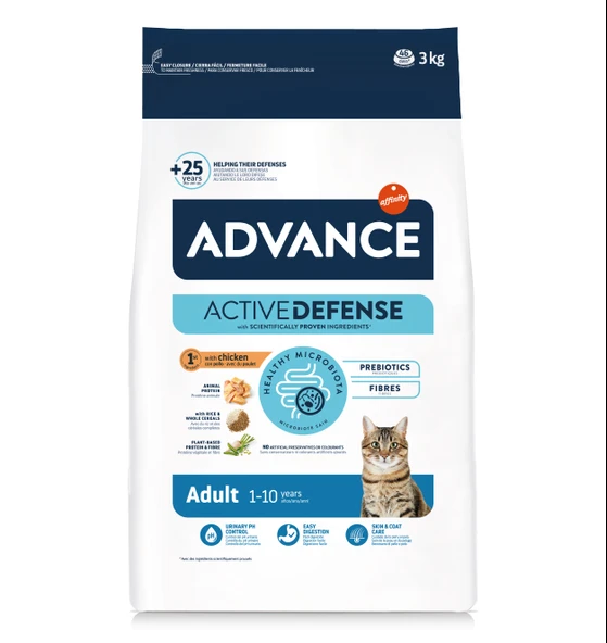 Advance Tavuklu Yetişkin Kedi Maması 3kg ürün görseli 1