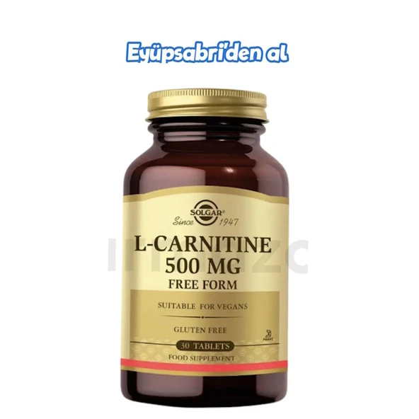 Solgar L-Carnitine 500 mg 30 Tablet ürün görseli 1