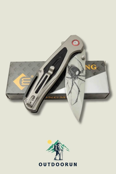 Örümcek Kabartmalı Çakı - 21,5 cm - Resim 3