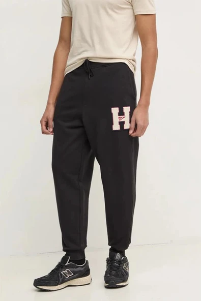 Tommy Hilfiger TJM TOWEL PATCH TERRY PANT Erkek Siyah Eşofman Altı DM0DM21277BDS ürün görseli 1