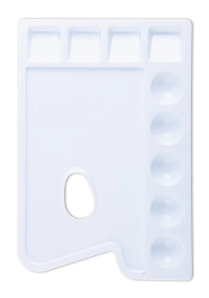 Ergonomik Plastik Boya Paleti - Resim 2