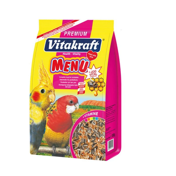 Vitakraft 1000 Gram Paraket Premium Menu+Jodvital ürün görseli 1