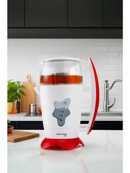 Awox Dual 1650 W Cam Demlikli Çay Makinesi ürün görseli 1