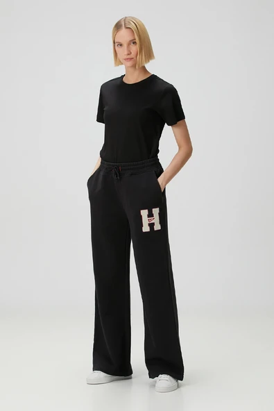 Tommy Hilfiger TJW H GRAPHIC SWEAT PANT Kadın Siyah Eşofman Altı DW0DW20558BDS ürün görseli 1