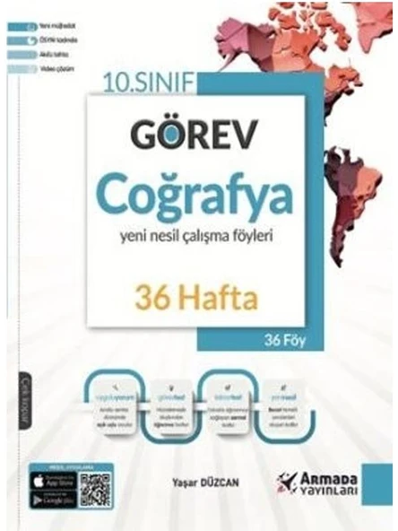 ARMADA 10.SINIF GÖREV BİYOLOJİ YENİ NESİL ÇALIŞMA FÖYLERİ (36 HAFTA) ürün görseli 1