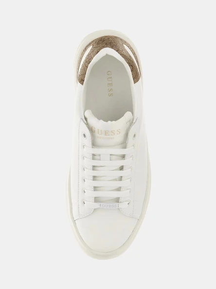 Elbina Kadın Deri Sneaker - Resim 3