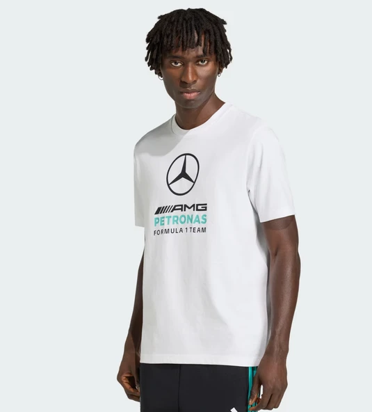 adidas Mercedes AMG Petronas Formula One Team Erkek Beyaz Tişört KE8164 ürün görseli 1