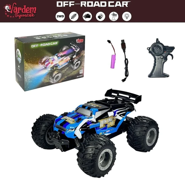 DS-1258A Uzaktan Kumandalı Full Fonksiyon 2.4G 1:18 Şarjlı High Off Road Araba ürün görseli 1