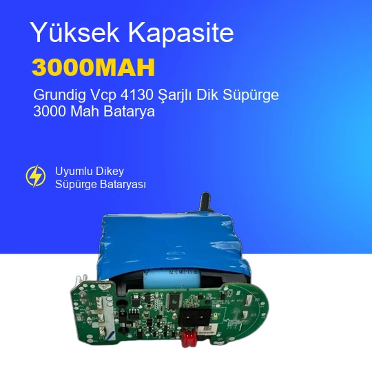 Grundig Vcp 4130 Şarjlı Dik Süpürge 3000 Mah Batarya ürün görseli 1
