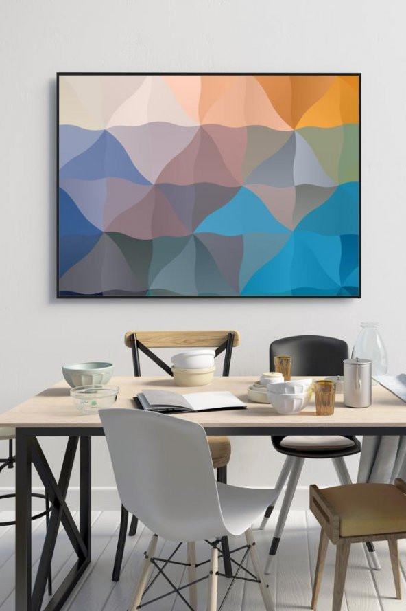 60 x 70 cm Model 2018 Desenli Cam Tablo 4mm Temperli Camdır ürün görseli 1