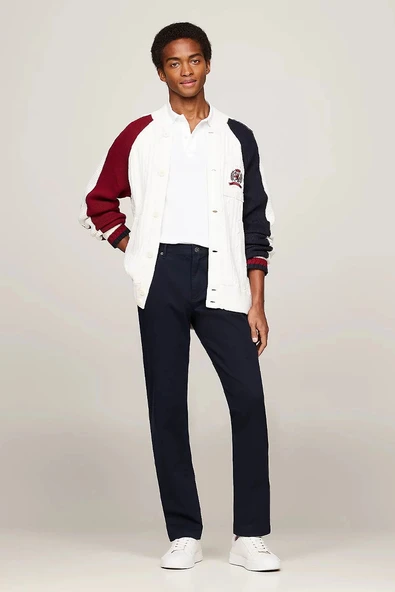 Tommy Hilfiger DENTON 5PKT 1985 PIMA COTTON Erkek Lacivert Pantolon MW0MW36429DW5 ürün görseli 1