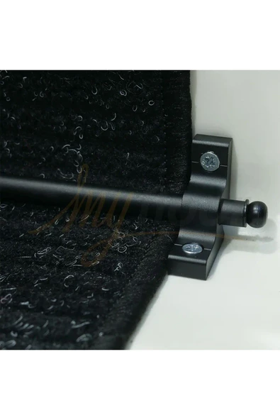 Çelik Halı Tutucu Merdiven Dip Çubuğu Gümüş - Kalın / 110cm ürün görseli 1