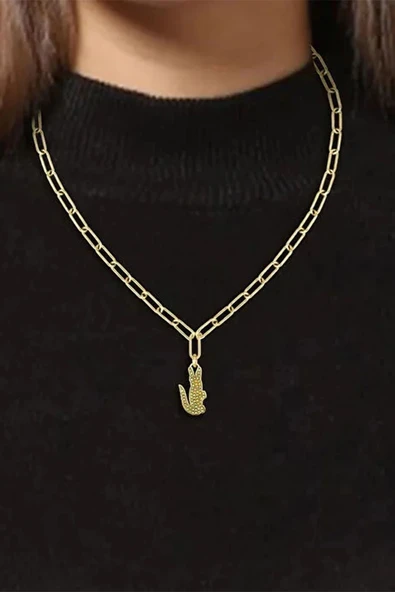 Lacoste  LACJ2040362 Kadın Gold Kolye LACJ2040362 ürün görseli 1