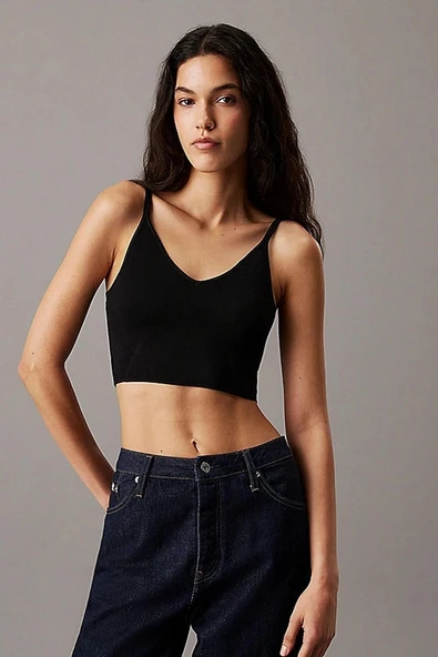 Calvin Klein RAYON SWEATER BRALETTE Kadın  Büstiyer J20J224805-BEH ürün görseli 1