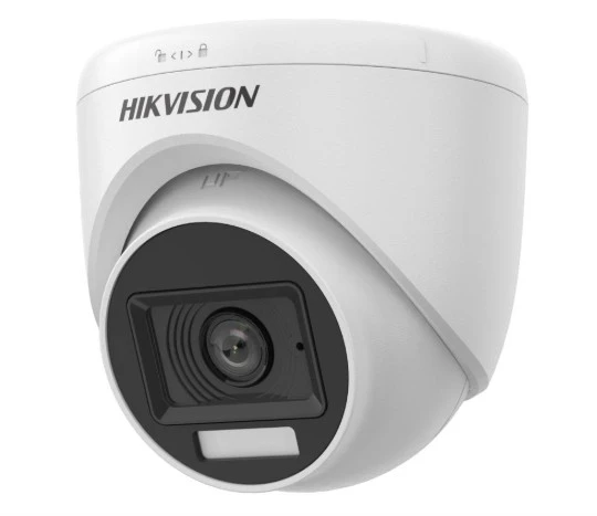 Hikvision DS-2CE76D0T-EXLPF 2MP 2.8MM Smart Dual Light Full Color Renkli TVI AHD Dome Kamera ürün görseli 1
