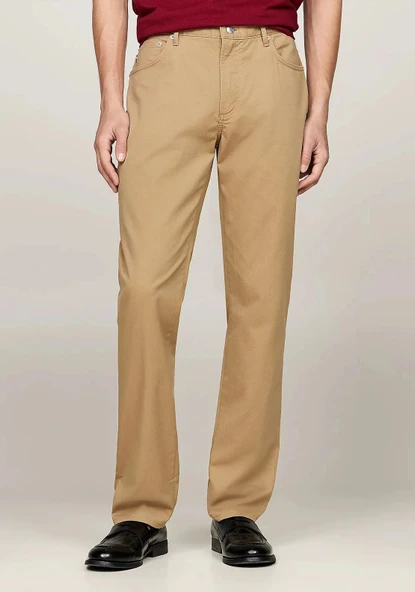 Tommy Hilfiger DENTON 5PKT 1985 PIMA COTTON Erkek Haki Pantolon MW0MW36429RBC ürün görseli 1