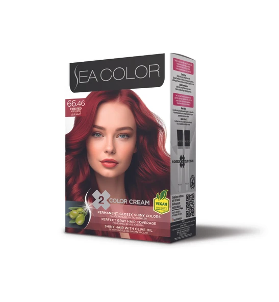 Sea Color Set Saç Boyası 66.46 Ateş Kızılı ürün görseli 1
