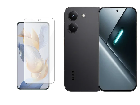 Poco X8 Pro Max ile Uyumlu Mat 9H Nano Ekran Koruyucu Parmak İzi Bırakmaz ürün görseli 1