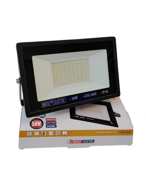 HOROZ Pars-50 50w BEYAZ Led Projektör SMD 6400k IP65 (50 Watt 220 Volt) ürün görseli 1