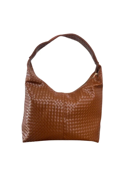 KAHVERENGİ KADIN OMUZ ÇANTASI EN 35 CM BOY 20 CM ürün görseli 1