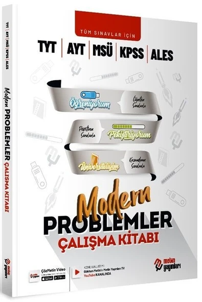 Tüm Sınavlar İçin Modern Problemler Çalışma Kitabı Metin Yayınları ürün görseli 1