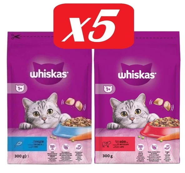 Whiskas İkili Lezzet Süper Avantaj Seti 10 Adet ürün görseli 1