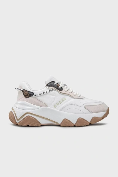 Guess MICOLA Kadın Beyaz Sneaker FL7MICFAL12-WHITE ürün görseli 1