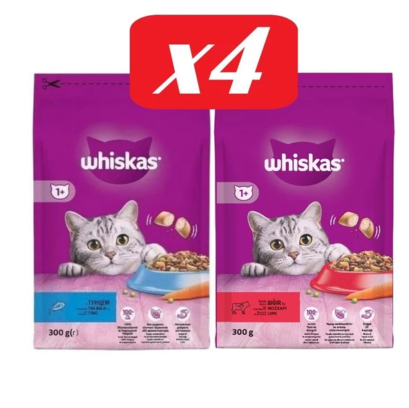 Whiskas İkili Lezzet Ekstra Avantaj Paketi 8 Adet ürün görseli 1