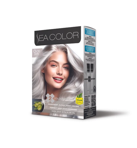 Sea Color Set Saç Boyası 0.01 Füme Gri ürün görseli 1