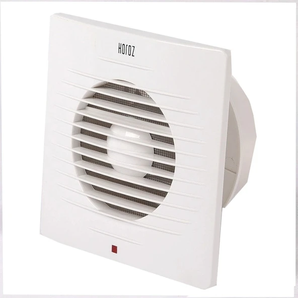 HOROZ Fan-150 150 lik Banyo ve Mutfak Havalandırma Aspiratörü Plastik Beyaz 20w IP20 220 Volt (Montaj Delik Çapı 150mm 1 ürün görseli 1