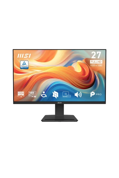 MSI 27 PRO MP273 E14A 1920x1080 (FHD) 16:9 FLAT IPS 144Hz 1MS (MPRT) FREESYNC SIYAH MONITOR ürün görseli 1