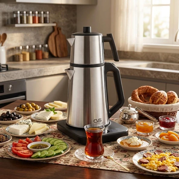 CVS DN 1557 Çelik Isı Ayarlı DİGİTEA+ Çay Makinesi ürün görseli 1