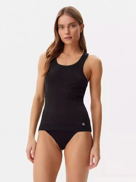 Calvin Klein SCOOP NECK COTTON TANK 3PK Kadın  Atlet LV00QS7493-9H1 ürün görseli 1