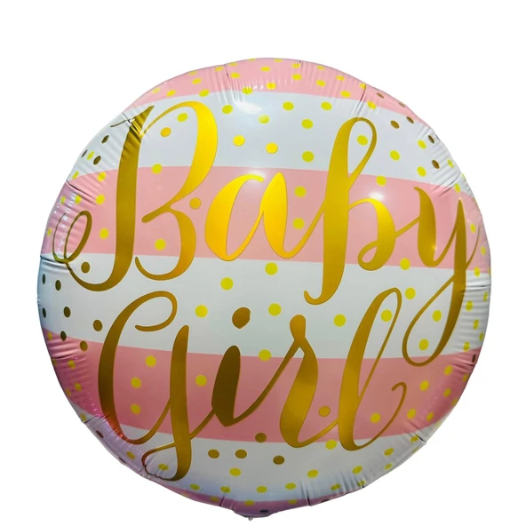 18" Folyo Balon Baby Girl  G3 ürün görseli 1