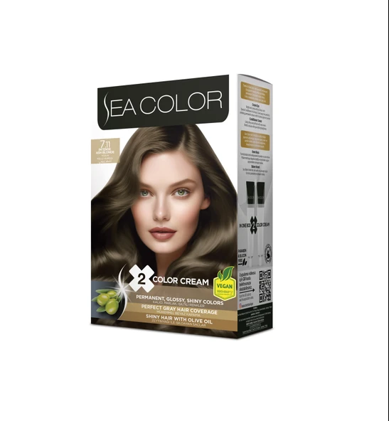 Sea Color Set Saç Boyası 7.11 Yoğun Küllü Kumral ürün görseli 1