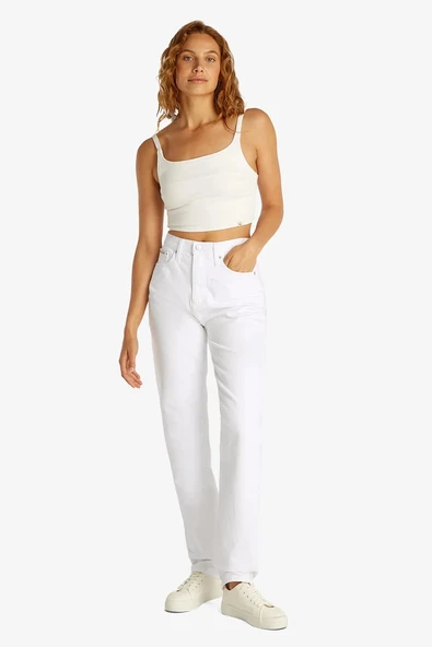 Calvin Klein AUTHENTIC SLIM STRAIGHT Kadın  Pantolon J20J225136-1AA ürün görseli 1