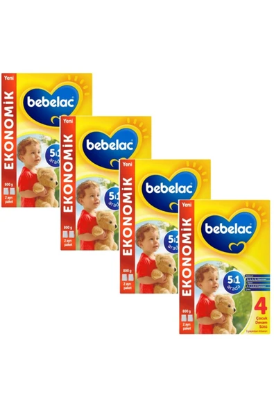 Bebelac 4 800gr 4 Adet ürün görseli 1