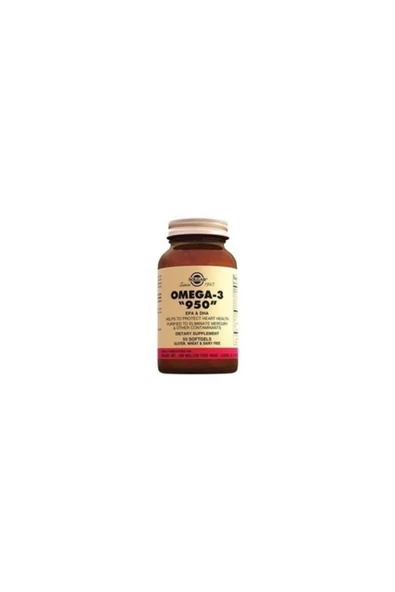 Solgar Omega 3 Yumuşak Jelatin 50 Kapsül - 950 mg ürün görseli 1