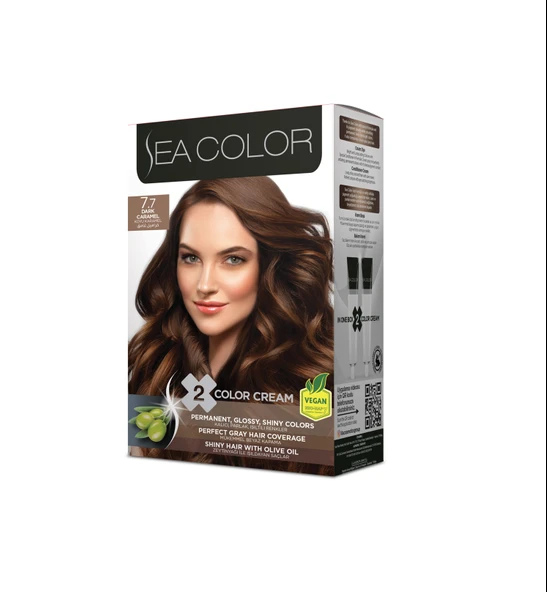 Sea Color Set Saç Boyası 7.7 Koyu Karamel ürün görseli 1