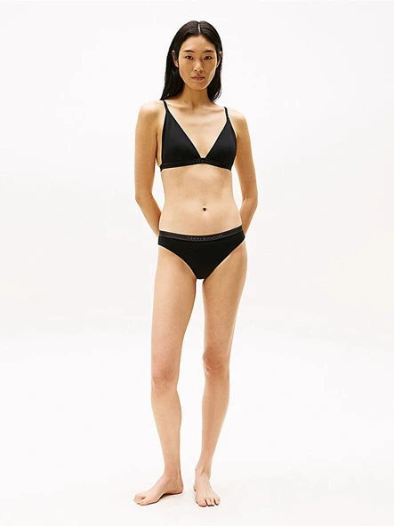 Tommy Hilfiger TRIANGLE FIXED RP Kadın Bikini Üstü UW0UW05801BDS ürün görseli 1