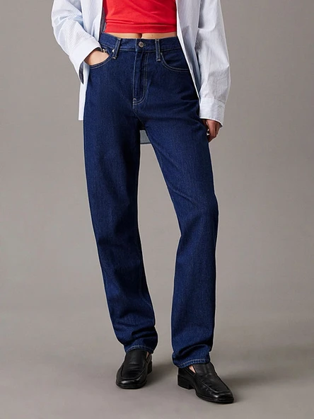 Calvin Klein AUTHENTIC SLIM STRAIGHT Kadın  Jeans J20J225138-1AP ürün görseli 1