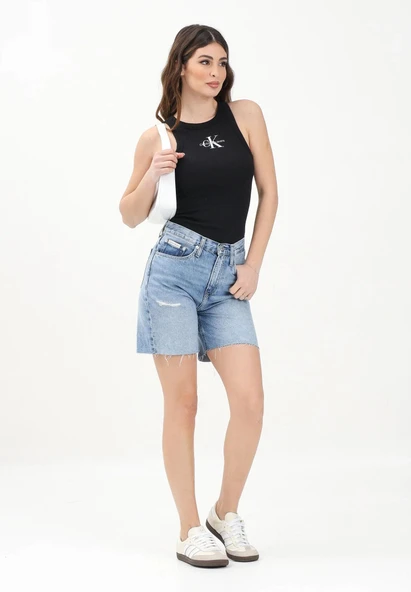 Calvin Klein BERMUDA SHORT Kadın  Şort J20J225513-1A4 - Resim 4